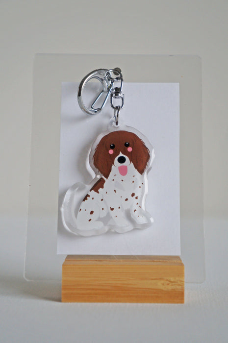 Dachshund Epoxy Keychain