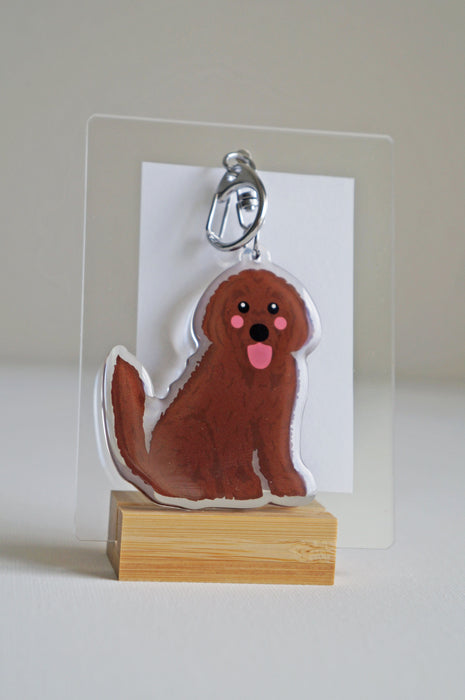 Doodle Epoxy Keychain