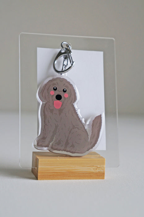Doodle Epoxy Keychain