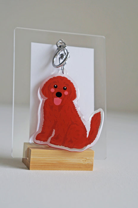 Doodle Epoxy Keychain
