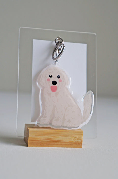 Doodle Epoxy Keychain