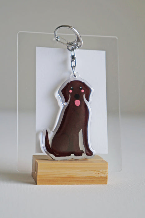 German Shorthaired Pointer Epoxy Keychain