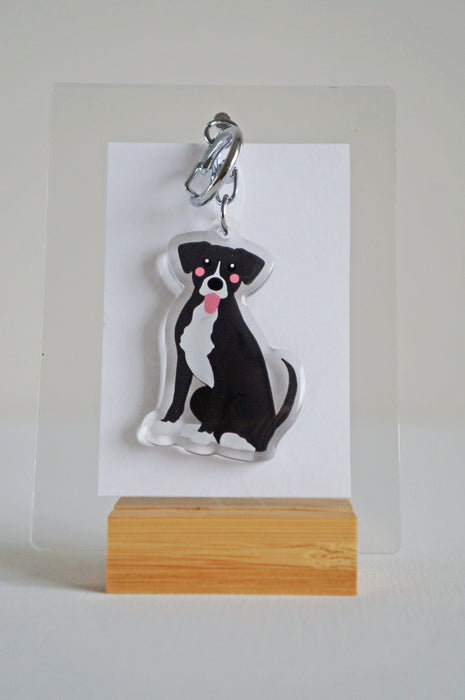 Hound Mix Epoxy Keychain