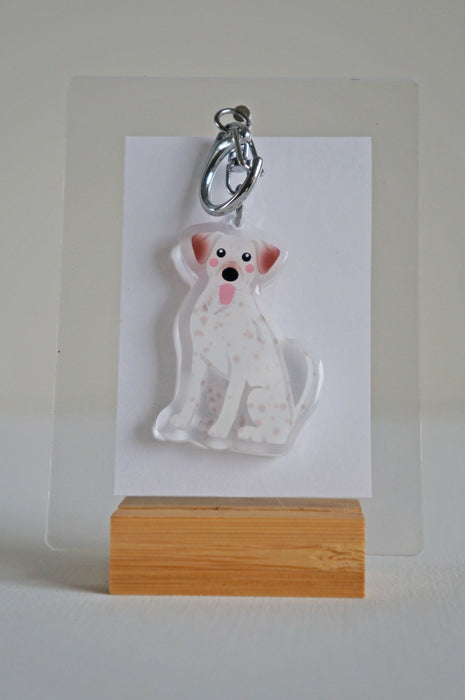Hound Mix Epoxy Keychain