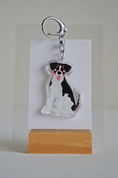 Hound Mix Epoxy Keychain