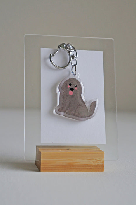 Doodle Epoxy Keychain