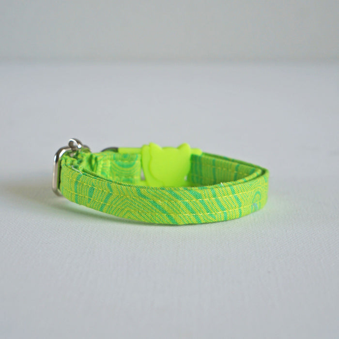 Neon Groove Cat Collar