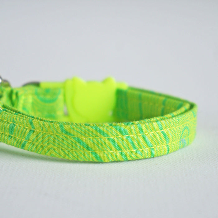 Neon Groove Cat Collar