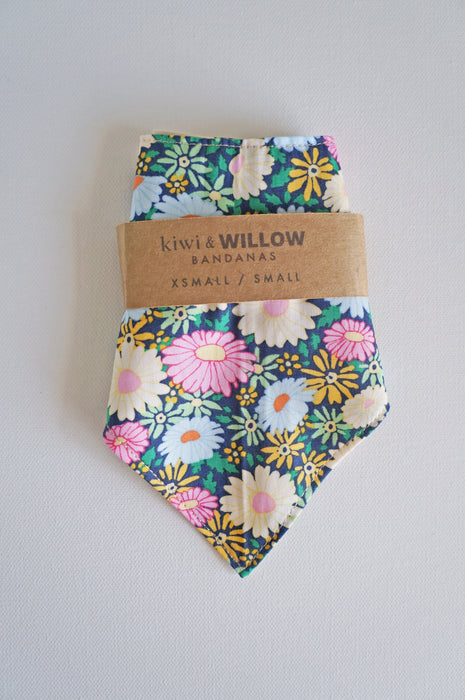 Night Daisy Pet Bandanas