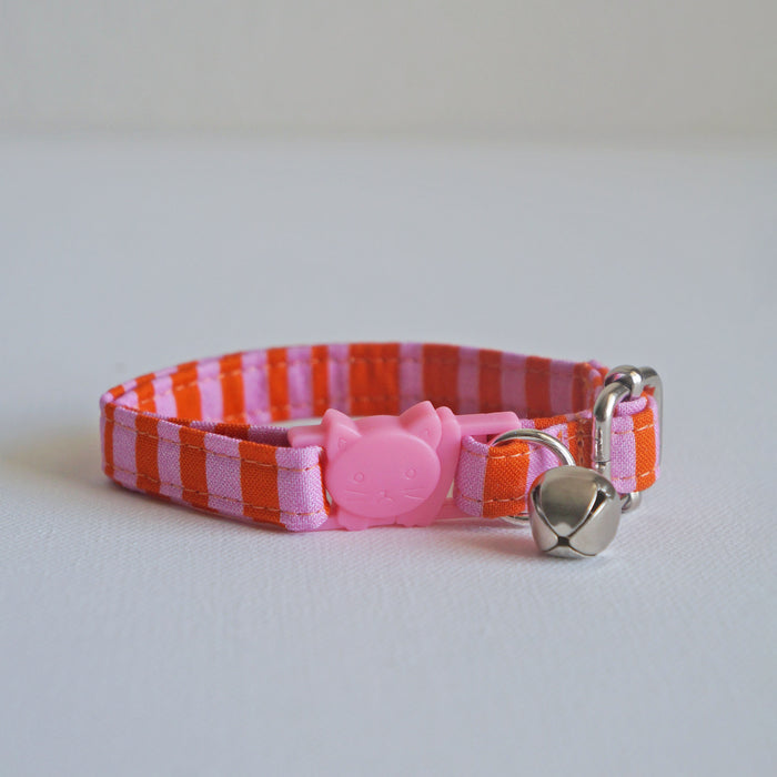 Orange Retro Cat Collar