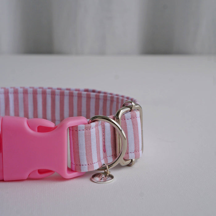 Rose Striped Dog Collar