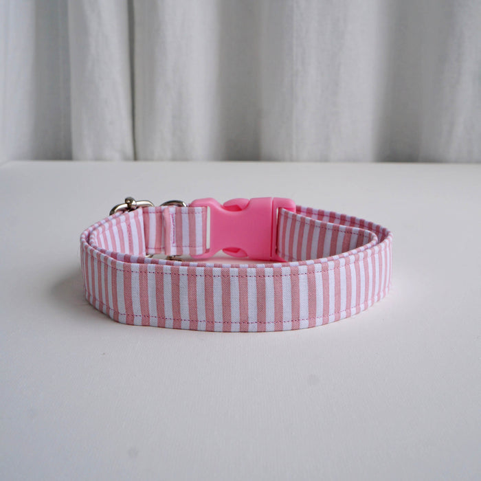 Rose Striped Dog Collar