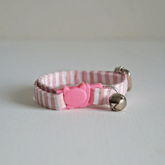 Rose Striped Cat Collar