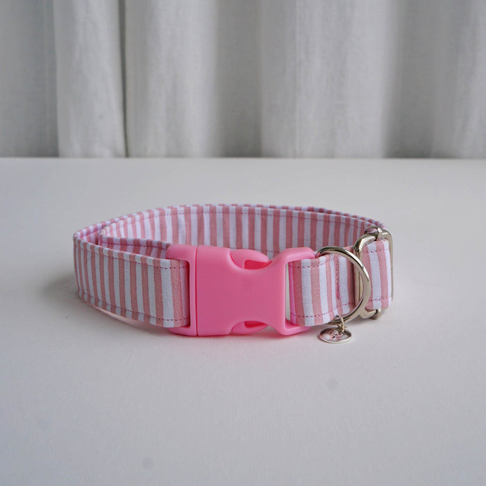 Rose Striped Dog Collar