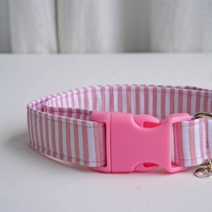 Rose Striped Dog Collar