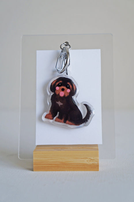 Shih Tzu Epoxy Keychain