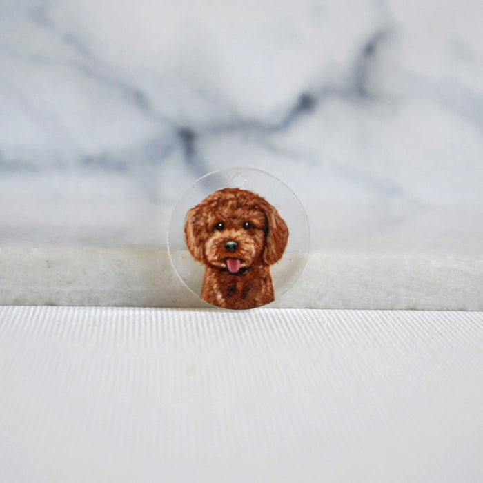 Toy Poodle Charm