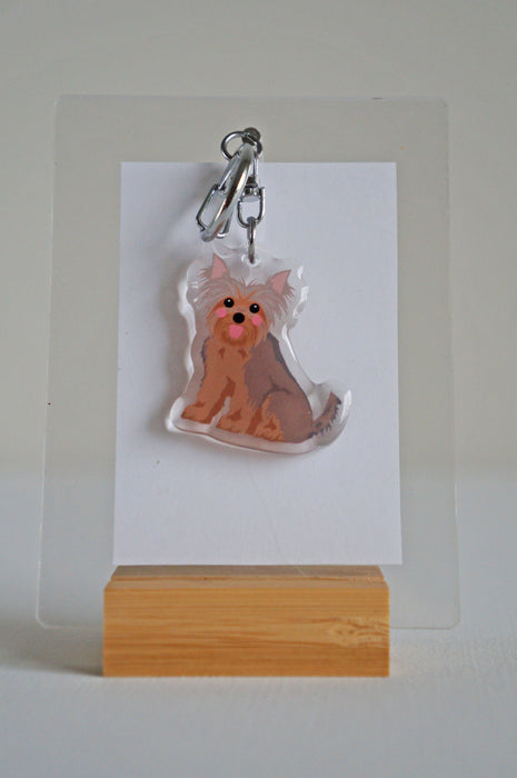Yorkshire Terrier Epoxy Keychain