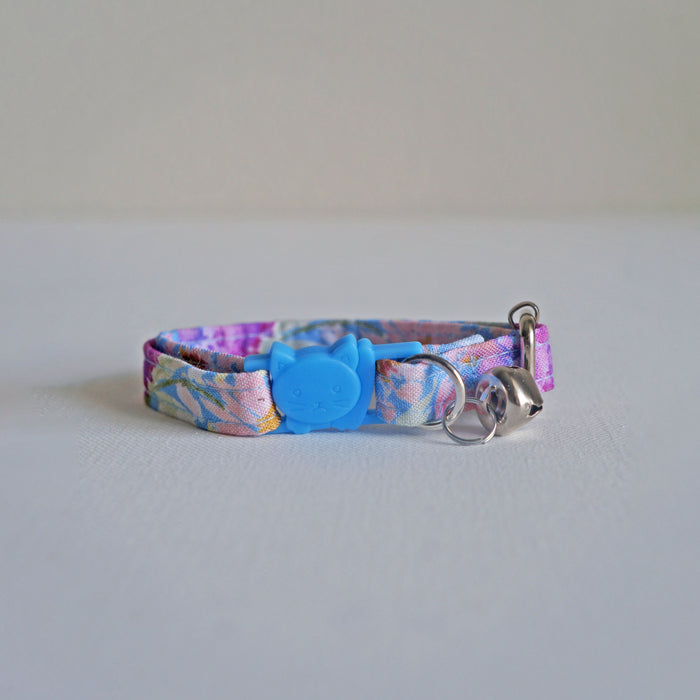 Blue Bouquet Cat Collar