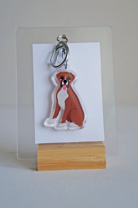 Boxer Epoxy Keychain