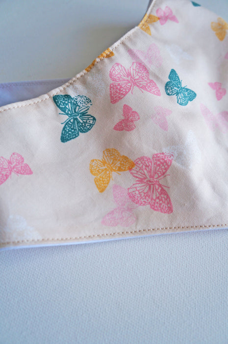 Butterfly Beige Pet Bandanas