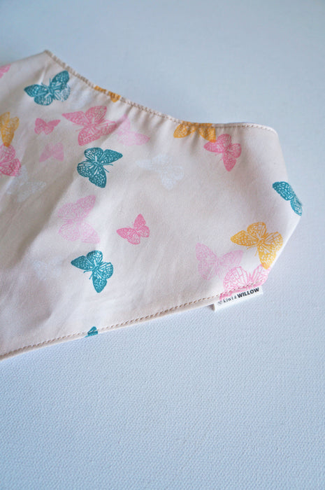 Butterfly Beige Pet Bandanas