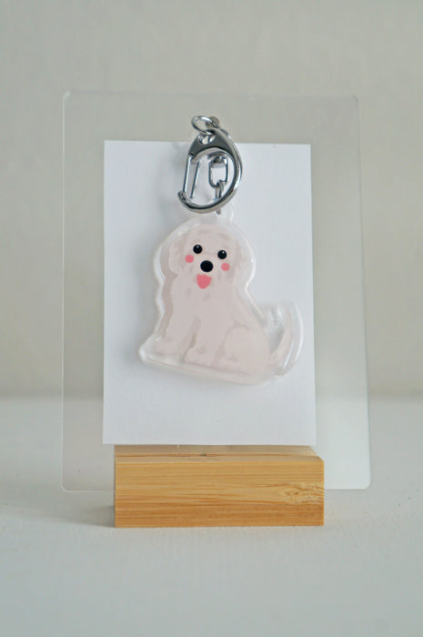 Cavachon Epoxy Keychain