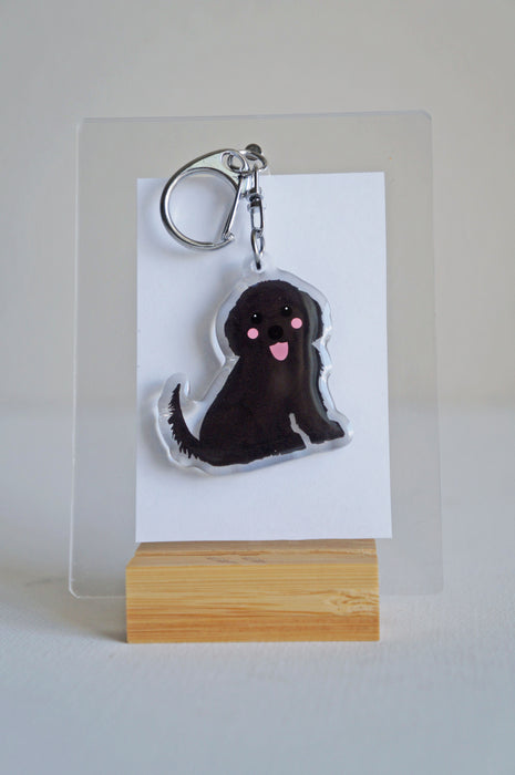 Cavachon Epoxy Keychain