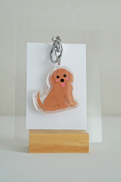 Cavachon Epoxy Keychain