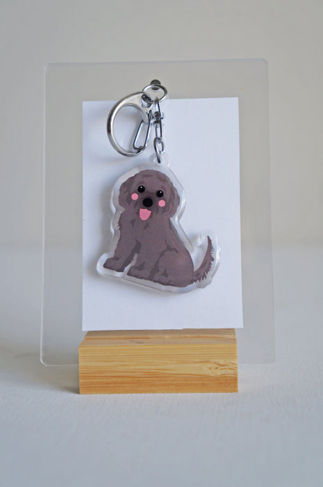 Cavachon Epoxy Keychain