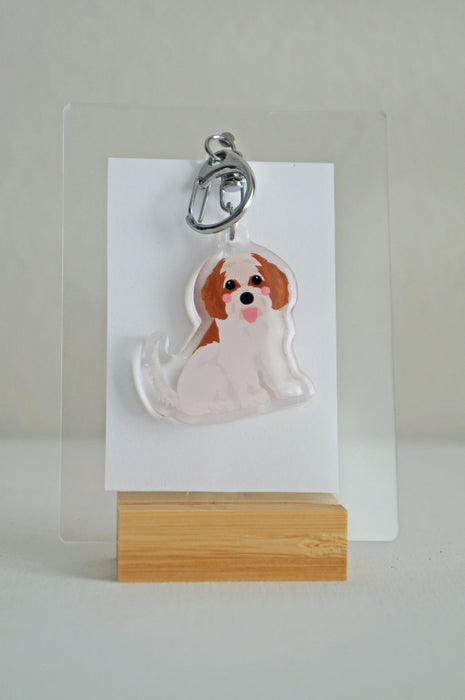 Cavachon Epoxy Keychain