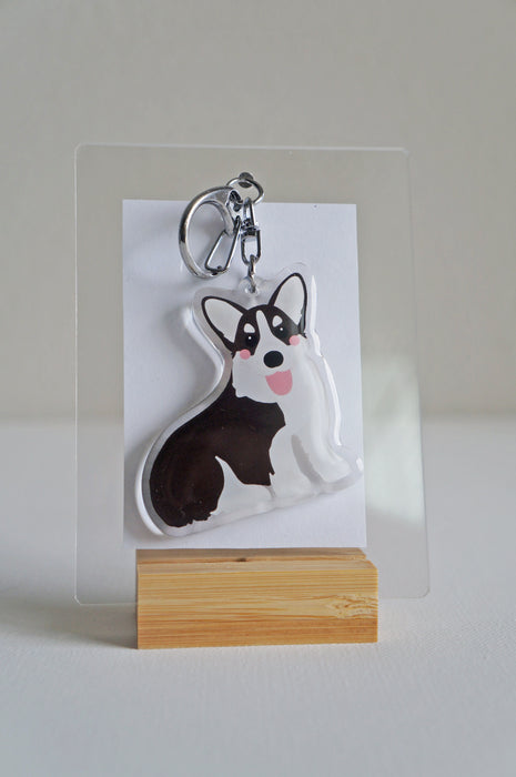 Corgi Epoxy Keychain