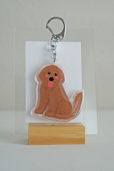 Doodle Epoxy Keychain
