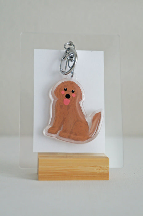 Doodle Epoxy Keychain