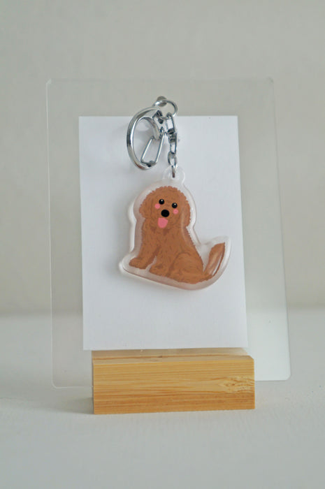 Doodle Epoxy Keychain