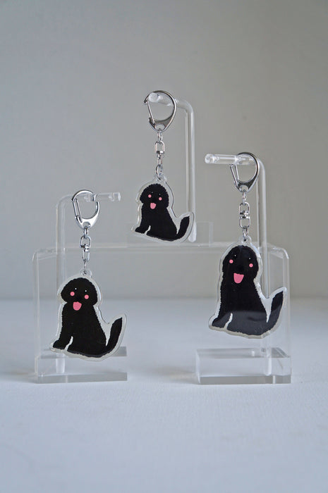 Doodle Epoxy Keychain