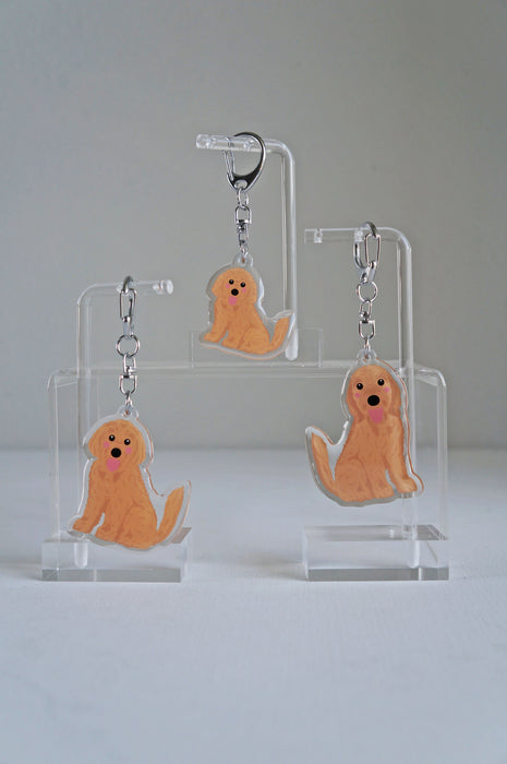 Doodle Epoxy Keychain