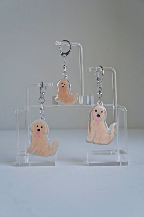 Doodle Epoxy Keychain