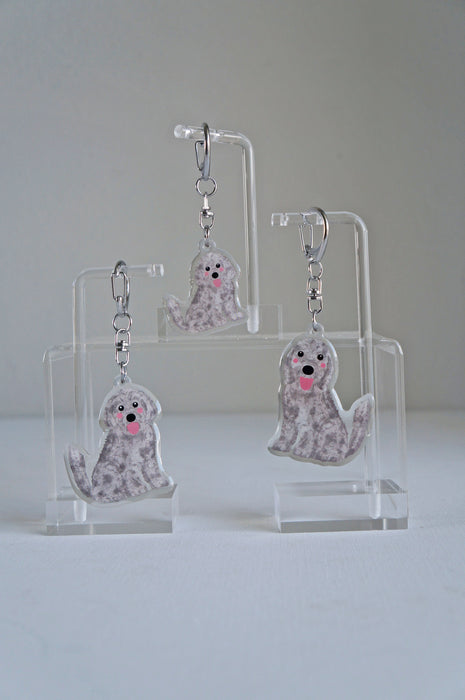 Doodle Epoxy Keychain