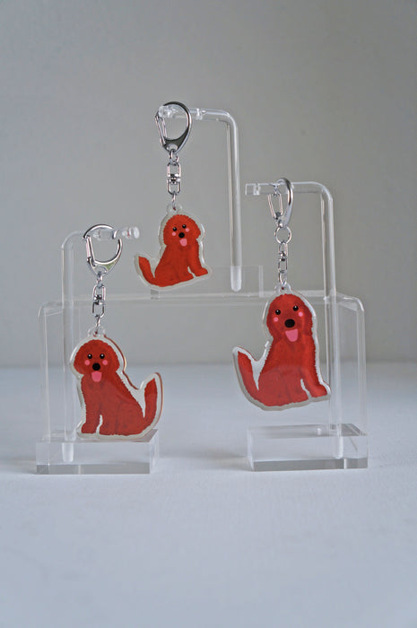 Doodle Epoxy Keychain