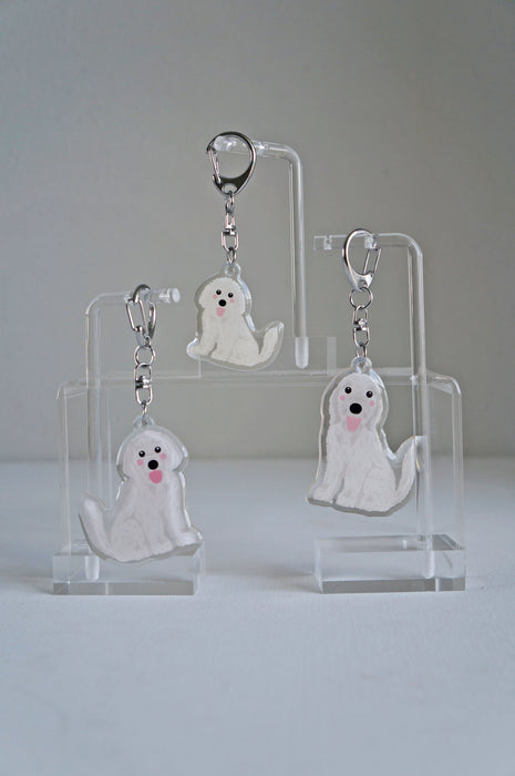 Doodle Epoxy Keychain