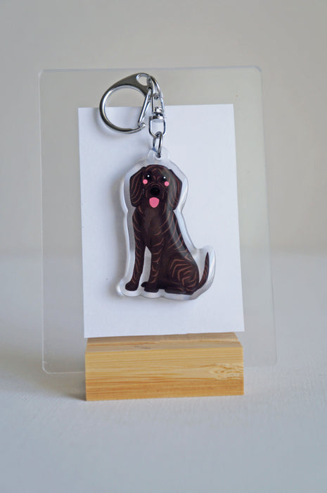 Fino Hound Epoxy Keychain