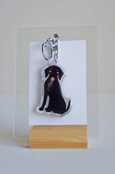 German Shorthaired Pointer Epoxy Keychain