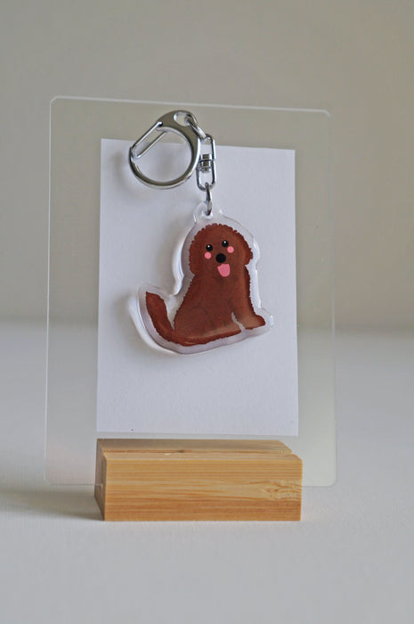 Doodle Epoxy Keychain