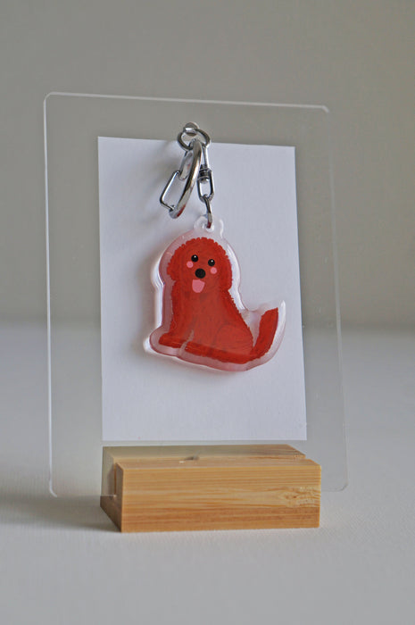 Doodle Epoxy Keychain