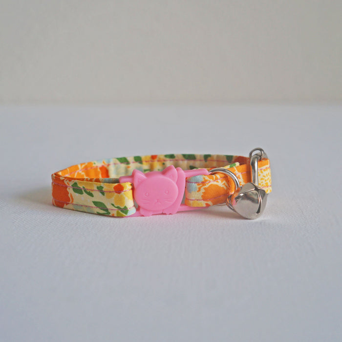 Pink Peony Cat Collar