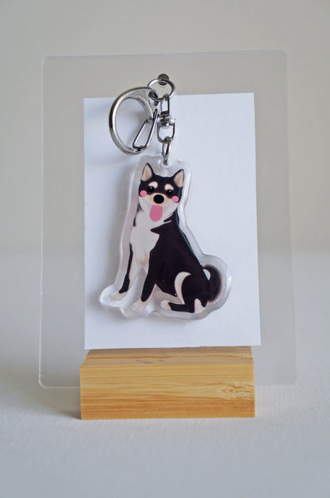 Shiba Inu Epoxy Keychain
