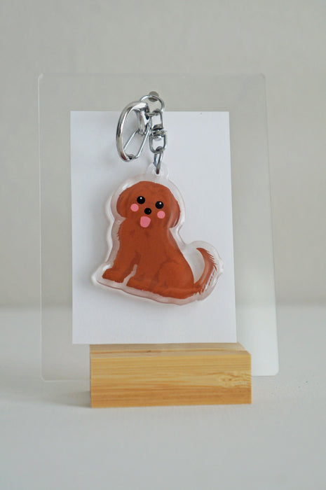 Shih Tzu Epoxy Keychain