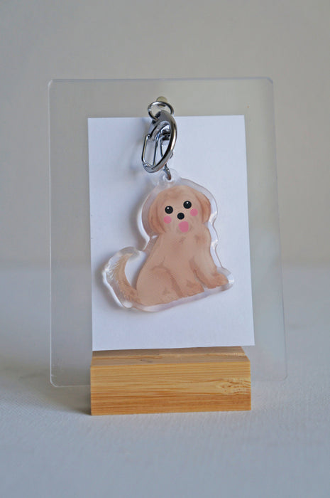 Shih Tzu Epoxy Keychain