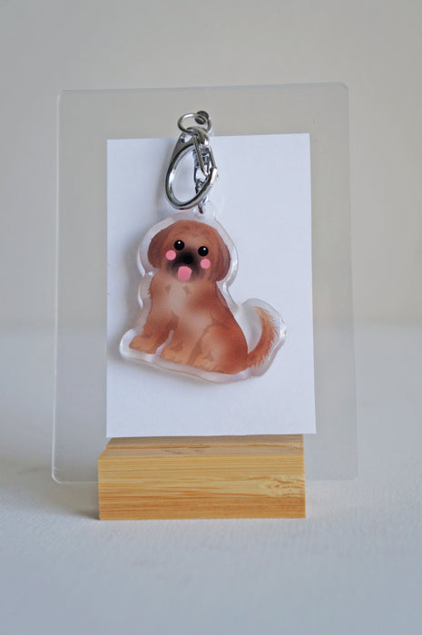Shih Tzu Epoxy Keychain